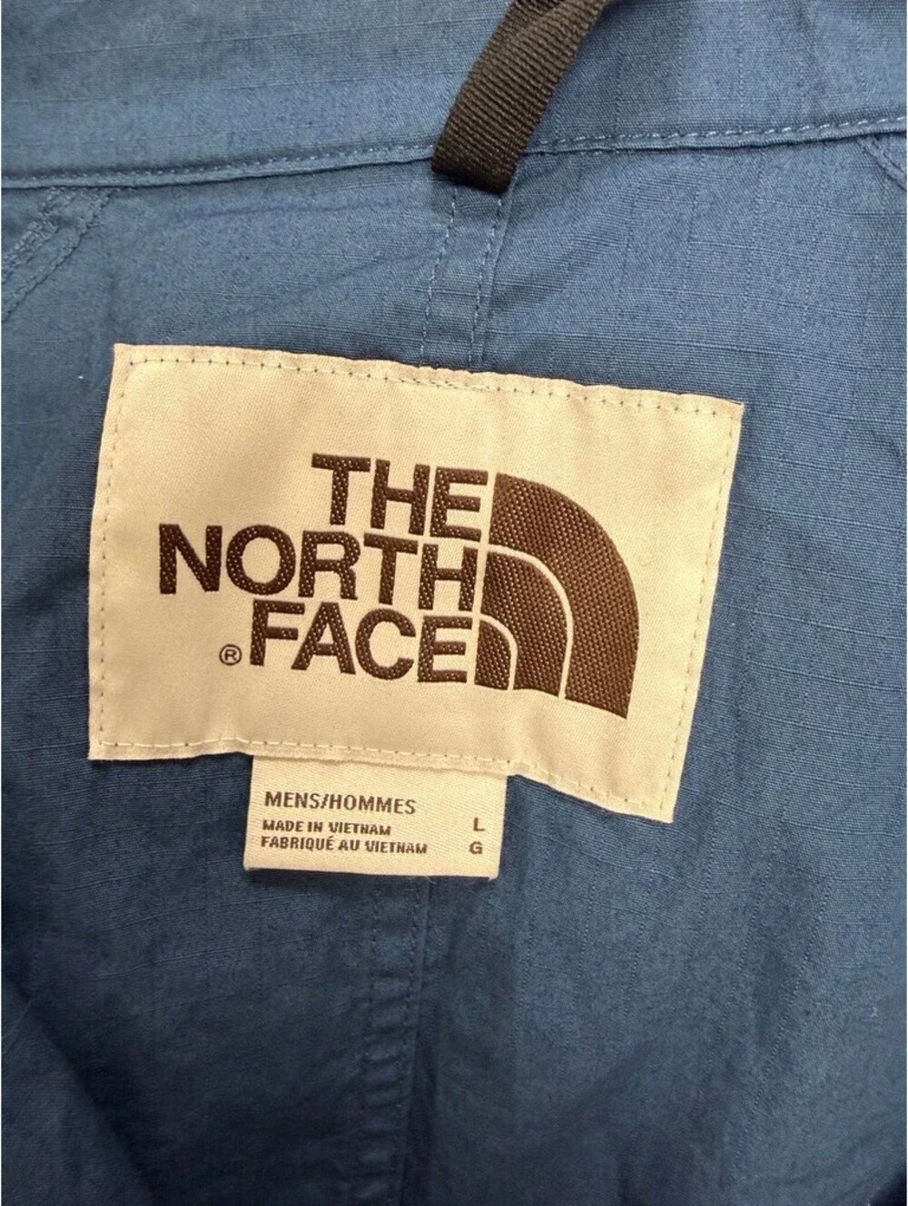 The North Face Men’s Large Blue Lightweight Full Zip Collared Jacket Gorpcore